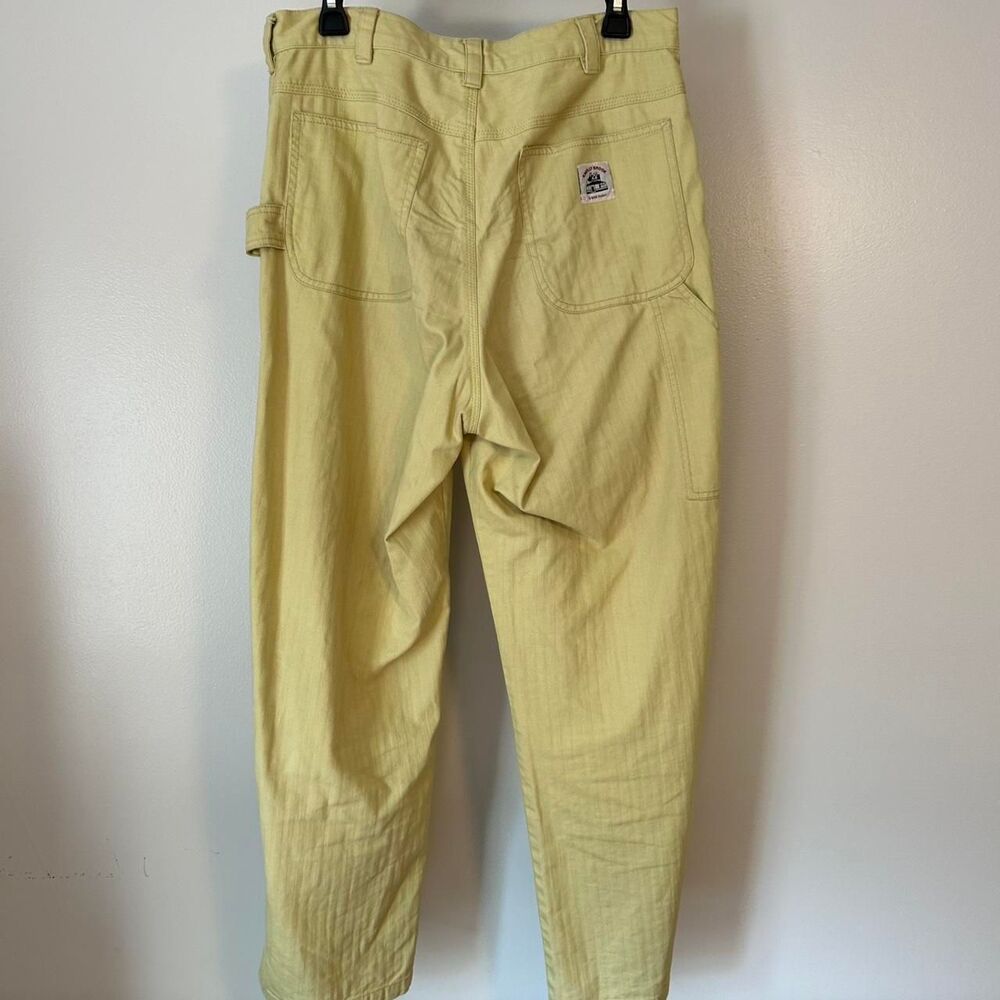 Bode Men's Yellow and Green Trousers - Picture 4 of 6